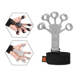 Maxbell Finger Exerciser Stretcher Adults Power Exercise Athlete Finger Strengthener 1Pc Gray