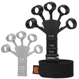 Maxbell Finger Exerciser Stretcher Adults Power Exercise Athlete Finger Strengthener 1Pc Gray