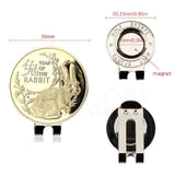 Maxbell Fashion Golf Ball Marker Women Men Golfer Hat Clip Detachable Ballmarker