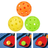 Maxbell Pickleball Ball Durable for Indoor Outdoor Training Pickleball Accessories Orange