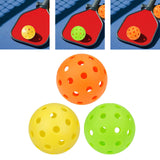Maxbell Pickleball Ball Durable for Indoor Outdoor Training Pickleball Accessories Orange