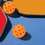 Maxbell Pickleball Ball Durable for Indoor Outdoor Training Pickleball Accessories Orange