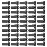 Maxbell 50Pcs Bike Spoke Nipples Spoke Decoration End Tips Nipples Bicycle Spoke Cap 13mm  13G Black