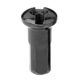 Maxbell 50Pcs Bike Spoke Nipples Spoke Decoration End Tips Nipples Bicycle Spoke Cap 13mm  13G Black