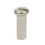 Maxbell 50Pcs Bike Spoke Nipples Spoke Decoration End Tips Nipples Bicycle Spoke Cap 12mm  14G Argent