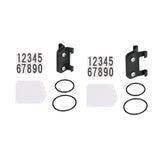 Maxbell Road Bike Number Plate Holder Cycling Race Cards Bracket Fixed Rear Rack Round Tube