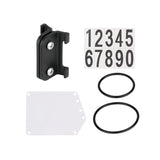 Maxbell Road Bike Number Plate Holder Cycling Race Cards Bracket Fixed Rear Rack Round Tube