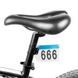Maxbell Road Bike Number Plate Holder Cycling Race Cards Bracket Fixed Rear Rack Non Round Tube