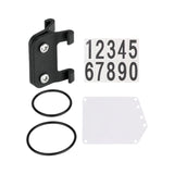 Maxbell Road Bike Number Plate Holder Cycling Race Cards Bracket Fixed Rear Rack Non Round Tube