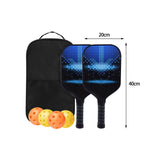 Maxbell Premium Pickleball Paddles Set Nonslip Grip with Carry Bag Portable Racquets Small Square