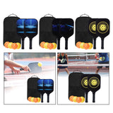 Maxbell Premium Pickleball Paddles Set Nonslip Grip with Carry Bag Portable Racquets Small Square
