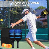 Maxbell Premium Pickleball Paddles Set Nonslip Grip with Carry Bag Portable Racquets Small Square