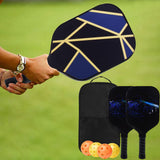 Maxbell Premium Pickleball Paddles Set Nonslip Grip with Carry Bag Portable Racquets Star Cluster