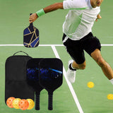 Maxbell Premium Pickleball Paddles Set Nonslip Grip with Carry Bag Portable Racquets Star Cluster