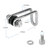 Maxbell Bike Flashlight Holder Center Fork Bicycle Headlight Bracket for Cycling B03B05