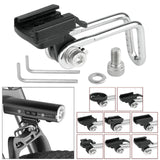 Maxbell Bike Flashlight Holder Center Fork Bicycle Headlight Bracket for Cycling B03B10