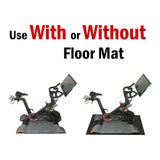 Maxbell Exercise Bike Mat Sweat Stationary Bike Mat for Treadmill Carpet