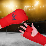 Maxbell Elastic Hand Wraps Comfortable Inner Gloves for Boxing for Martial Arts Red Small