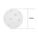 Maxbell 12 Pieces Pickleball Balls Competition Ball for Sanctioned Tournament Play White