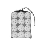 Maxbell 12 Pieces Pickleball Balls Competition Ball for Sanctioned Tournament Play White
