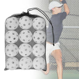 Maxbell 12 Pieces Pickleball Balls Competition Ball for Sanctioned Tournament Play White