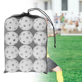 Maxbell 12 Pieces Pickleball Balls Competition Ball for Sanctioned Tournament Play White