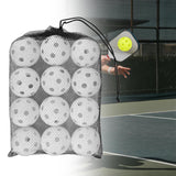 Maxbell 12 Pieces Pickleball Balls Competition Ball for Sanctioned Tournament Play White