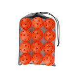 Maxbell 12 Pieces Pickleball Balls Competition Ball for Sanctioned Tournament Play Orange