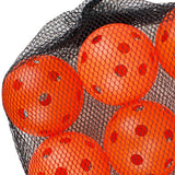 Maxbell 12 Pieces Pickleball Balls Competition Ball for Sanctioned Tournament Play Orange
