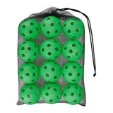 Maxbell 12 Pieces Pickleball Balls Competition Ball for Sanctioned Tournament Play Green