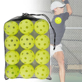 Maxbell 12 Pieces Pickleball Balls Competition Ball for Sanctioned Tournament Play Green