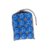 Maxbell 12 Pieces Pickleball Balls Competition Ball for Sanctioned Tournament Play Blue