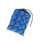 Maxbell 12 Pieces Pickleball Balls Competition Ball for Sanctioned Tournament Play Blue