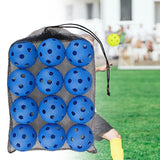 Maxbell 12 Pieces Pickleball Balls Competition Ball for Sanctioned Tournament Play Blue