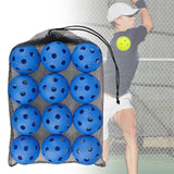 Maxbell 12 Pieces Pickleball Balls Competition Ball for Sanctioned Tournament Play Blue
