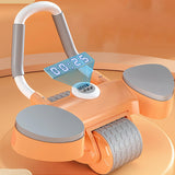 Maxbell Ab Roller Wheel Body Building Abdominal Core Trainer Ab Machine and Knee Mat Orange