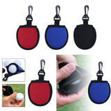 Maxbell Golf Ball Cleaner Pouch Protector for Protecting Golf Balls Sports Red