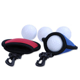 Maxbell Golf Ball Cleaner Pouch Protector for Protecting Golf Balls Sports Red