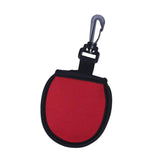 Maxbell Golf Ball Cleaner Pouch Protector for Protecting Golf Balls Sports Red