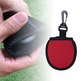 Maxbell Golf Ball Cleaner Pouch Protector for Protecting Golf Balls Sports Red