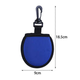 Maxbell Golf Ball Cleaner Pouch Protector for Protecting Golf Balls Sports Blue