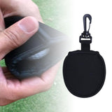 Maxbell Golf Ball Cleaner Pouch Protector for Protecting Golf Balls Sports Black