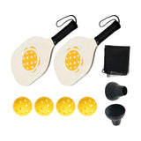 Maxbell Professional Pickleball Set Player Paddle Racquets with Ball Pickers 4 Balls