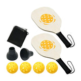 Maxbell Professional Pickleball Set Player Paddle Racquets with Ball Pickers 4 Balls