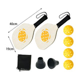 Maxbell Professional Pickleball Set Player Paddle Racquets with Ball Pickers 4 Balls
