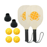 Maxbell Professional Pickleball Set Player Paddle Racquets with Ball Pickers 4 Balls