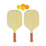 Maxbell Pickleball Paddle Set Includes 2 Rackets 4 Pickleballs for Outdoor Beginners