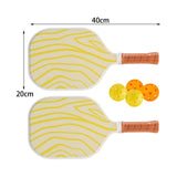 Maxbell Pickleball Paddle Set Includes 2 Rackets 4 Pickleballs for Outdoor Beginners