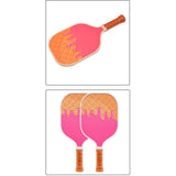 Maxbell Pickleball Paddle Set Includes 2 Rackets 4 Pickleballs for Sports Beginners