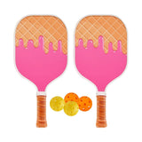 Maxbell Pickleball Paddle Set Includes 2 Rackets 4 Pickleballs for Sports Beginners